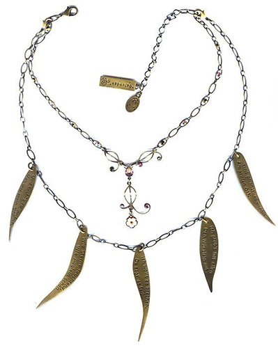 image for necklace Gefunden pink   