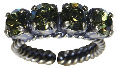 image for ring Colour Snake green khaki SS 29 single row