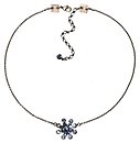 image for necklace pendant Magic Fireball light blue light sapphire antique silver