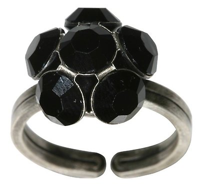 image for ring Disco Balls black jet SS 29 