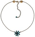 image for necklace pendant Magic Fireball turquoise indicolite antique silver