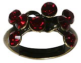 image for ring Magic Fireball red siam antique silver (small)
