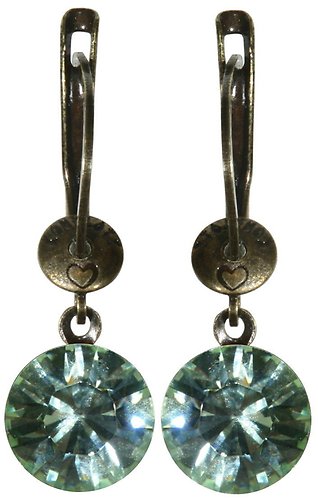image for earring dangling Black Jack light green chrysolite SS 39 SS 39: chrysolite