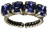 image for ring Colour Snake lila tanzanite SS 29 antique brass (single row)