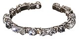 image for bracelet bangle Oriental Architecture white antique silver