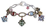 image for bracelet Oriental Architecture multi antique brass