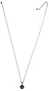 image for necklace (long) Oriental Architecture green antique brass (SS 24: erenite & small bended ball with stones on a chain neckline)