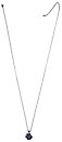 image for necklace (long) Oriental Architecture lila antique brass (SS 24: tanzanite & small bended ball with stones on a chain neckline)