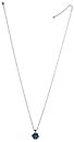 image for necklace (long) Oriental Architecture blue antique brass (SS 24: indian sapphire & small bended ball with stones on a chain neckline)