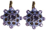 image for earring eurowire Oriental Architecture lila antique brass (small)