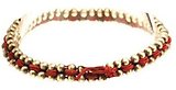 image for bracelet elastic Mongolian Princess red antique brass