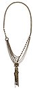 image for necklace Angel's Heart brown antique brass