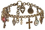 image for bracelet Rough Kingdom beige antique brass