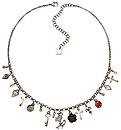 image for necklace Rough Kingdom white antique silver/dark antique silver