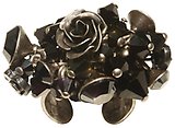 image for ring Rough Kingdom black antique silver/dark antique silver