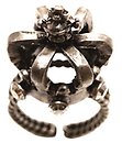 image for ring Rough Kingdom white antique silver