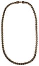 image for necklace (long) La Comtesse brown antique brass (94 cm twisted-like chain)