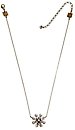 image for necklace pendant Magic Fireball white/light rose crystal vitrail light antique brass