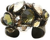 image for ring Waterfalls brown/yellow antique brass (hang-in multiple stone)