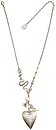 image for necklace-Y The Alchemist white Very Light Antique Silver (big heart with wing & key in the centre; snake & apple on chain neckline)
