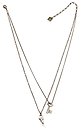 image for necklace The Alchemist white Very Light Antique Silver (2 lines; hang-in key & wing on chain neckline)