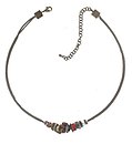 image for necklace Beduin red antique silver/antique brass