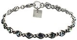 image for bracelet Magic Fireball grey crystal sahara antique silver