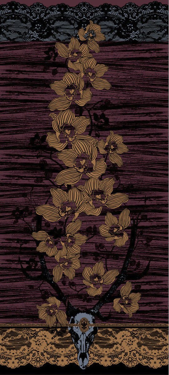 Deer with Orchid